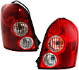 2002-2003 Mazda Protege5 Base - Driver and Passenger Side Halogen Tail Light, With bulb(s), OE Replacement