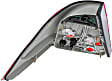 2006 Mercedes Benz S430 - Driver and Passenger Side Halogen Tail Light, Without bulb(s), OE Replacement