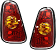 Driver and Passenger Side Halogen Tail Light, Without bulb(s), OE Replacement