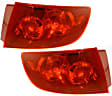 Driver and Passenger Side, Outer Halogen Tail Light, With bulb(s), OE Replacement