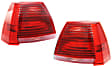 2004-2006 Mitsubishi Galant - Driver and Passenger Side Halogen Tail Light, With bulb(s), OE Replacement