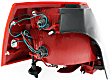 2004-2006 Mitsubishi Galant - Driver and Passenger Side Halogen Tail Light, With bulb(s), OE Replacement