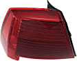 2004-2006 Mitsubishi Galant - Driver and Passenger Side Halogen Tail Light, With bulb(s), OE Replacement