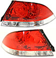 Driver and Passenger Side Halogen Tail Light, With bulb(s), OE Replacement