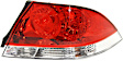 Driver and Passenger Side Halogen Tail Light, With bulb(s), OE Replacement