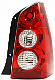 Driver and Passenger Side Halogen Tail Light, Without bulb(s), OE Replacement
