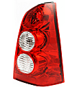 Driver and Passenger Side Halogen Tail Light, Without bulb(s), OE Replacement