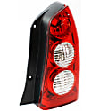 Driver and Passenger Side Halogen Tail Light, Without bulb(s), OE Replacement