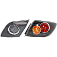 Passenger Side, Inner and Outer Halogen Tail Light, Inner - With bulb(s); Outer - Without bulb(s), OE Replacement