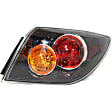 Passenger Side, Inner and Outer Halogen Tail Light, Inner - With bulb(s); Outer - Without bulb(s), OE Replacement