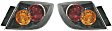 Driver and Passenger Side Halogen Tail Light, Without bulb(s), OE Replacement