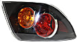 Driver and Passenger Side Halogen Tail Light, Without bulb(s), OE Replacement