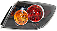 Driver and Passenger Side Halogen Tail Light, Without bulb(s), OE Replacement