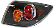 Driver and Passenger Side Halogen Tail Light, Without bulb(s), OE Replacement