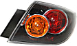Driver and Passenger Side Halogen Tail Light, Without bulb(s), OE Replacement