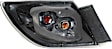 Driver and Passenger Side Halogen Tail Light, Without bulb(s), OE Replacement