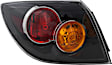 Driver Side Tail Lights, Inner - with Bulb, Outer - without Bulb, Halogen, Inner - P21W Bulb Type, Outer - Standard type
