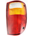 Driver and Passenger Side Halogen Tail Light, Without bulb(s), OE Replacement