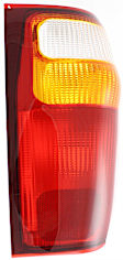 Driver and Passenger Side Halogen Tail Light, Without bulb(s), OE Replacement