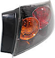 Driver and Passenger Side, Inner and Outer Halogen Tail Light, With bulb(s), OE Replacement, Sedan