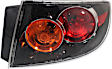 Passenger Side, Inner and Outer Halogen Tail Light, With bulb(s), OE Replacement, Sedan
