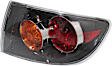 Passenger Side, Inner and Outer Halogen Tail Light, With bulb(s), OE Replacement, Sedan