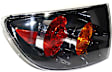 Driver Side, Inner And Outer Halogen Tail Light, With bulb(s), OE Replacement, Sedan