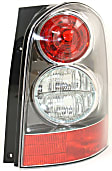 Driver and Passenger Side Halogen Tail Light, Without bulb(s), OE Replacement