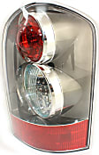 Driver and Passenger Side Halogen Tail Light, Without bulb(s), OE Replacement