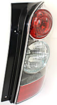 Driver and Passenger Side Halogen Tail Light, Without bulb(s), OE Replacement