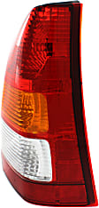 Driver and Passenger Side Halogen Tail Light, With bulb(s), OE Replacement