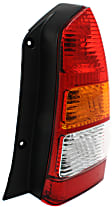 Driver and Passenger Side Halogen Tail Light, With bulb(s), OE Replacement