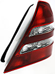 Driver and Passenger Side Halogen Tail Light, Without bulb(s), OE Replacement