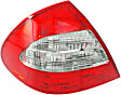 Driver and Passenger Side Halogen Tail Light, Without bulb(s), OE Replacement