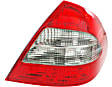 Driver and Passenger Side Halogen Tail Light, Without bulb(s), OE Replacement