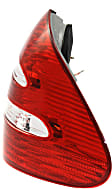 Driver and Passenger Side LED Tail Light, Without bulb(s), Clear and Red Lens, with Stop Light LED, For Models With Appearance Package, Sedan