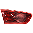 Driver Side, Inner And Outer Halogen Tail Light, With bulb(s), OE Replacement