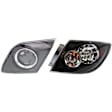 Passenger Side, Inner and Outer Halogen/LED Combo Tail Light, Inner - Without bulb(s); Outer - With bulb(s), OE Replacement, Hatchback