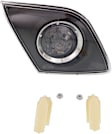 Driver Side, Inner and Outer Tail Lights, with Bulbs, Halogen/LED Combo, Mounts on Body and Liftgate, Hatchback