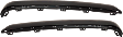 Rear, Driver and Passenger Side, Outer Bumper Trims, Primed, Side Impact Strip, with Chrome Strip, 4-Door, Sedan, (210) Chassis