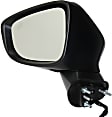 Driver and Passenger Side Mirror, Power Adjust, Non-Heated, Manual Folding, Paintable, In-housing Signal Light, No Memory, No Puddle Light, No Auto-Dim, With Blind Spot Detection in Glass