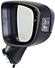 Driver and Passenger Side Mirror, Power Adjust, Non-Heated, Manual Folding, Paintable, In-housing Signal Light, No Memory, No Puddle Light, No Auto-Dim, With Blind Spot Detection in Glass