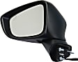 Driver and Passenger Side Mirror, Power Adjust, Heated, Manual Folding, Paintable, In-housing Signal Light, No Memory, No Puddle Light, No Auto-Dim, With Blind Spot Detection in Glass