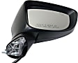Driver and Passenger Side Mirror, Power Adjust, Heated, Manual Folding, Paintable, In-housing Signal Light, No Memory, No Puddle Light, No Auto-Dim, With Blind Spot Detection in Glass