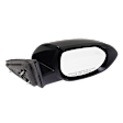 Driver and Passenger Side Mirrors, Power Adjust, Manual Folding, Non-Heated, Paintable, No Signal Light, No Memory, With Puddle Light, No Auto-Dimming, No Blind Spot Feature