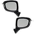 Driver and Passenger Side Mirror, Power Adjust, Heated, Manual Folding, Paintable, In-housing Signal Light, No Memory, No Puddle Light, No Auto-Dim, With Blind Spot Detection in Glass