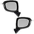 Driver and Passenger Side Mirror, Power Adjust, Non-Heated, Manual Folding, Paintable, In-housing Signal Light, No Memory, No Puddle Light, No Auto-Dim, With Blind Spot Detection in Glass