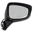 Driver and Passenger Side Mirror, Power Adjust, Non-Heated, Manual Folding, Paintable, In-housing Signal Light, No Memory, No Puddle Light, No Auto-Dim, With Blind Spot Detection in Glass
