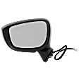 Driver and Passenger Side Mirror, Power Adjust, Non-Heated, Manual Folding, Paintable, In-housing Signal Light, No Memory, No Puddle Light, No Auto-Dim, With Blind Spot Detection in Glass