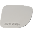 Driver and Passenger Side Mirror Glass, Non-Heated, No Blind Spot Feature